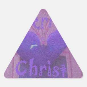 Sticker Triangulaire Hakuna Matata Merry Christmas Love Design.jpg