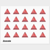 Sticker Triangulaire Hakuna Matata - Pas de soucis Collection d'Art Swa (Feuille)