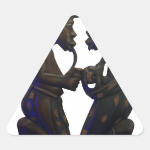 Sticker Triangulaire Hakuna Matata S'amuser Old School est le meilleur