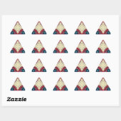 Sticker Triangulaire Hakuna Matata Texte Hope Art Abstrait Design d'imp (Feuille)