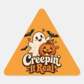 Sticker Triangulaire Halloween (Devant)