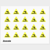 STICKER TRIANGULAIRE HARDHATZ (Feuille)