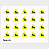 STICKER TRIANGULAIRE HARDHATZ (Feuille)