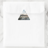 Sticker Triangulaire Herbes au lac Sunset (Sac)