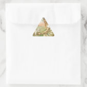 Sticker Triangulaire heureux ange de pâques (Sac)