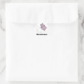 Sticker Triangulaire Hippotenuse Math drôle (Sac)