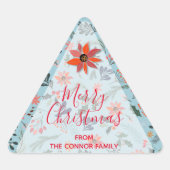 Sticker Triangulaire Holiday Christmas (Devant)
