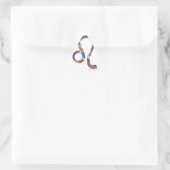 Sticker Triangulaire hologramme Leo (Sac)