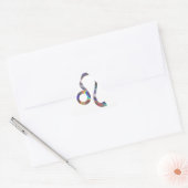 Sticker Triangulaire hologramme Leo (Enveloppe)