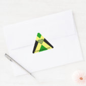 Sticker Triangulaire I Love Jamaica Have a Nice Day and a Better Night (Enveloppe)