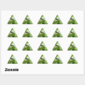 Sticker Triangulaire Iguane vert (Feuille)