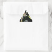 Sticker Triangulaire Iirsh Design - Collection de laiton et de fleurs (Sac)
