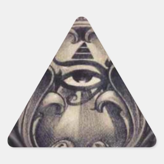 Sticker Triangulaire illuminati (Devant)