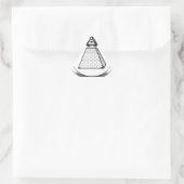 Sticker Triangulaire illuminati (Sac)