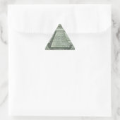 Sticker Triangulaire Illuminati - Tous les yeux (Sac)