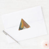 Sticker Triangulaire Impression d'art Abstrait rétroactif (Enveloppe)