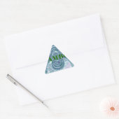 Sticker Triangulaire Impression d'art Aurora Matata (Enveloppe)