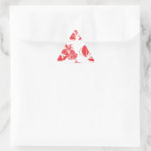 Sticker Triangulaire impression de homard (Sac)