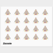 Sticker Triangulaire Imprimer Anniversaire Kaleidoscope (Feuille)
