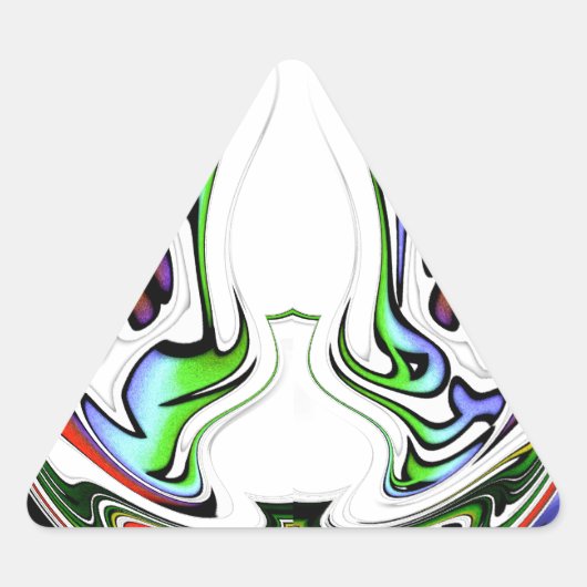 Sticker Triangulaire Imprimer Hakuna Matata Whirl Art Extraordinaire (Devant)