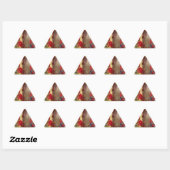 Sticker Triangulaire Imprimer mariage Doll Portrait Graphique (Feuille)
