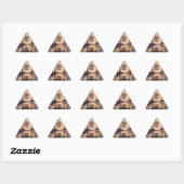 Sticker Triangulaire Inde Taj-mahal angie (Feuille)