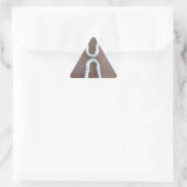 Sticker Triangulaire Infini argent (Sac)