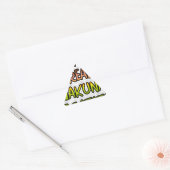Sticker Triangulaire Inspiration Art "Keep It Real Hakuna Matata" (Enveloppe)