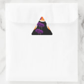 Sticker Triangulaire Intrusion violette (Sac)