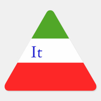 STICKER TRIANGULAIRE ITALIE