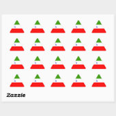 STICKER TRIANGULAIRE ITALIE (Feuille)