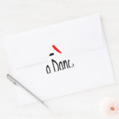 Sticker Triangulaire j'aime danser b (Enveloppe)