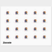 Sticker Triangulaire J'aime le Canada (Feuille)