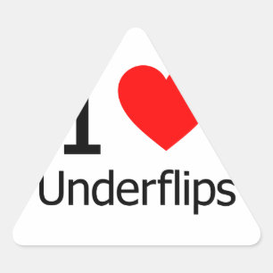 Sticker Triangulaire J'aime les subflips