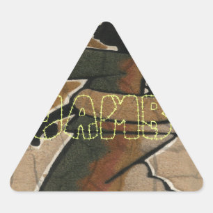 Sticker Triangulaire Jambo Habari Hakuna Matata.