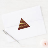 Sticker Triangulaire Jambo Hakuna Matata : Art africain Imprimer/Graphi (Enveloppe)