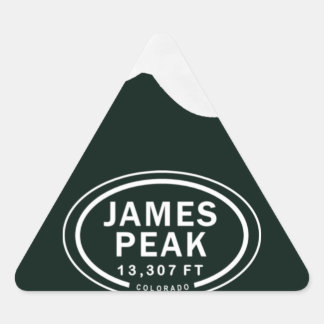 Sticker Triangulaire James Peak 13,307 FT 13er Colorado Rocky Mountain