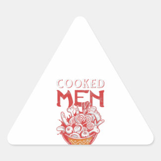 Sticker Triangulaire Japonais Ramen Humour de cuisine Cuisiné Hommes Ka