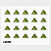 Sticker Triangulaire Jardin japonais (Feuille)