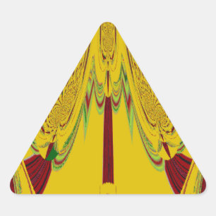 Sticker Triangulaire jaune