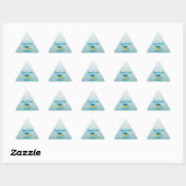 Sticker Triangulaire Javascript Chick #3 (Feuille)