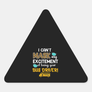 Sticker Triangulaire Je Ne Peux Pas Masquer Mon Attachement D'Être Votr