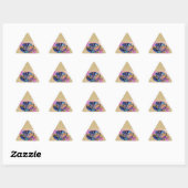 Sticker Triangulaire Je t'aime (Feuille)