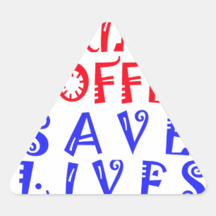 Sticker Triangulaire Je veux juste boire du café