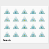 Sticker Triangulaire Judo Chick #3 (Feuille)