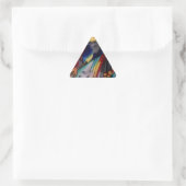 Sticker Triangulaire Kandinsky 1913 Peinture Abstraite (Sac)