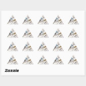 Sticker Triangulaire Kandinsky 1923/composition viii/pixdecines (Feuille)