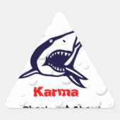 Sticker Triangulaire Karma 1 (Devant)