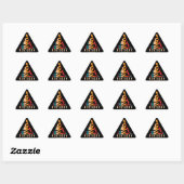 Sticker Triangulaire Kentucky Retro (Feuille)