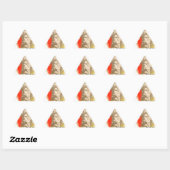 Sticker Triangulaire Kenya We Lovely You Perspective Art Design (Feuille)